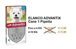 Zoomiguana Elanco Advantix Cane 1 Pipetta offerta