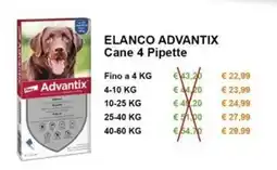 Zoomiguana Elanco Advantix Cane 4 Pipette offerta