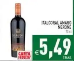 Pim Supermercati Italcoral amaro nerone offerta