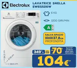 Euronics Tufano Lavatrice Snella Electrolux offerta