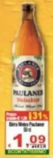 CTS Supermercati Birra Weiss Paulaner offerta
