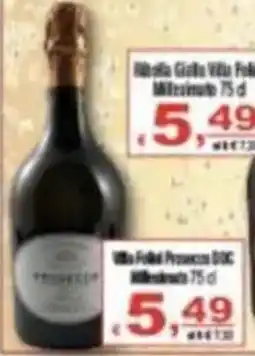 CTS Supermercati Villa Follai Prosecco DOC offerta