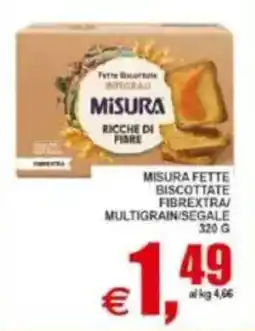 Pewex Misura fette biscottate multigrain/segale offerta