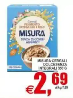 Pewex Misura cereali dolcesenza integrali offerta