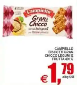 Pewex Campiello biscotti gran chicco legumi e frutta offerta
