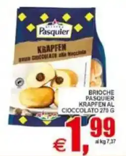 Pewex Brioche Pasquier Krappen al cioccolato offerta