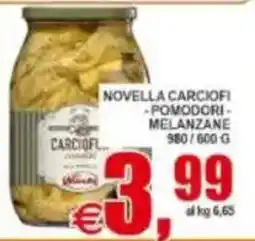 Pewex Novella Carciofi Pomodori Melanzane offerta