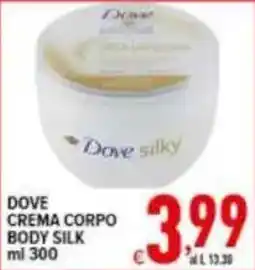 Iper Triscount Dove Crema Corpo Body Silk offerta