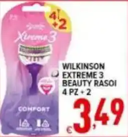 Iper Triscount Wilkinson Extreme 3 Beauty Rasoi offerta