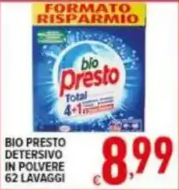 Iper Triscount Bio Presto Detersivo in polvere offerta