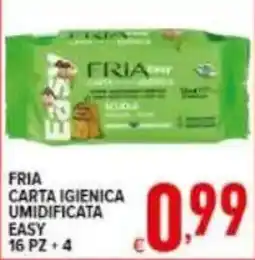 Iper Triscount Fria carta igienica umidificata easy offerta