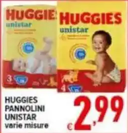 Iper Triscount Huggies pannolini unistar offerta