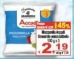CTS Supermercati Mozzarella Accad offerta