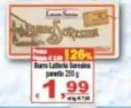 CTS Supermercati Burro Latteria Sorella offerta