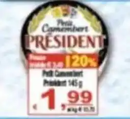 CTS Supermercati Pecorino Camembert President offerta