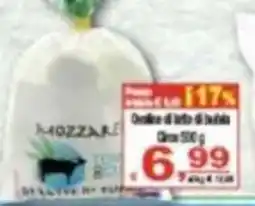 CTS Supermercati Mozzarella di bufala offerta