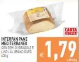 Pim Supermercati Interpan pane mediterraneo offerta