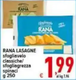 Iper Triscount Rana lasagne sfogliavelo classiche offerta