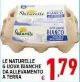 Iper Triscount Le Naturelle 6 uova bianche offerta