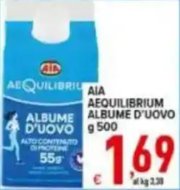 Iper Triscount AIA AEQUILIBRIUM ALBUME D'UOVO offerta