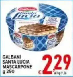 Iper Triscount Galbani Santa Lucia Mascarpone offerta
