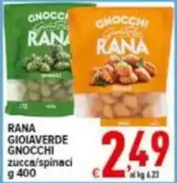 Iper Triscount Gnocchi Rana zuccha/spinaci offerta