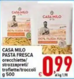 Iper Triscount Casa Milo pasta fresca offerta