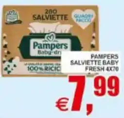 Pewex Pampers Salviette Baby Fresh offerta