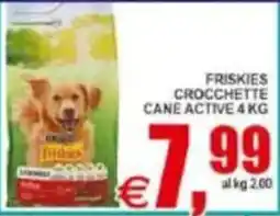 Pewex Friskies crocchette cane active offerta