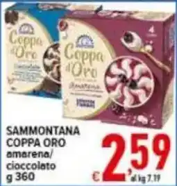Iper Triscount Sammontana Coppa Oro amarena/cioccolato offerta