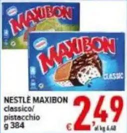 Iper Triscount Maxibon classic Nestlé offerta