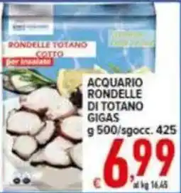 Iper Triscount Acquario rondelle di totano gigas offerta