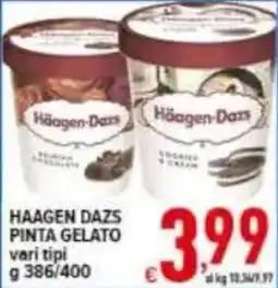 Iper Triscount Haagen Dazs Pinta Gelato offerta