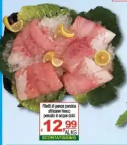 CTS Supermercati Filetti di pesce persico africano fresco offerta