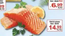 CTS Supermercati Filetti di salmone fresco - allevato offerta