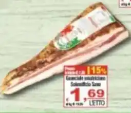CTS Supermercati Guanciale nostrano Salumificio Savo offerta