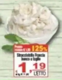 CTS Supermercati Stracciatella Francia bianco a taglio offerta