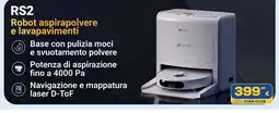 Euronics Tufano RS2 Robot aspirapolvere e lavapavimenti EZVIZ offerta