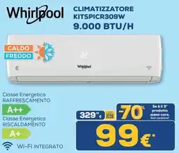 Euronics Tufano Whirlpool Climatizzatore offerta