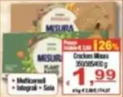 CTS Supermercati Crackers Misura offerta