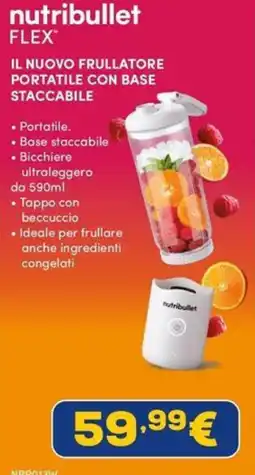 Euronics Nutribullet Flex offerta