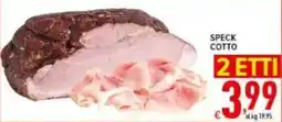 Iper Triscount Speck cotto offerta