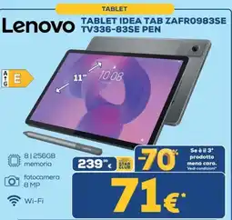 Euronics Tufano Lenovo Tablet Idea Tab offerta