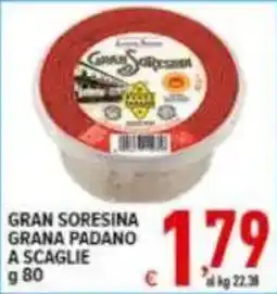Iper Triscount Gran SoreSina Grana Padano a scaglie offerta