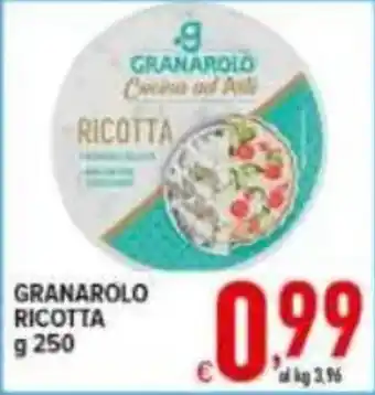 Iper Triscount Granarolo ricotta offerta