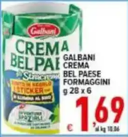 Iper Triscount Crema bel paese Galbani offerta