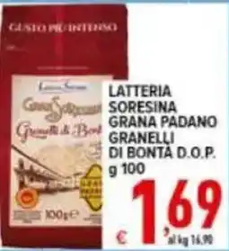 Iper Triscount Latteria Sorensina Granelli di Bontà D.O.P. offerta