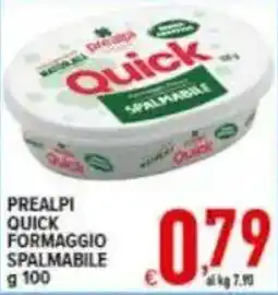 Iper Triscount Prelapi Quick Formaggio Spalmabile offerta