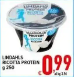 Iper Triscount Lindahls ricotta protein offerta