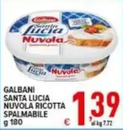 Iper Triscount Galbani Santa Lucia Nuvola Ricotta Spalmabile offerta